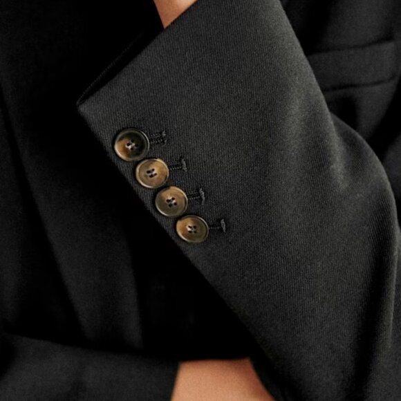 Sezane Christie Jacket - Size 36 - Black - Picture 2 of 5